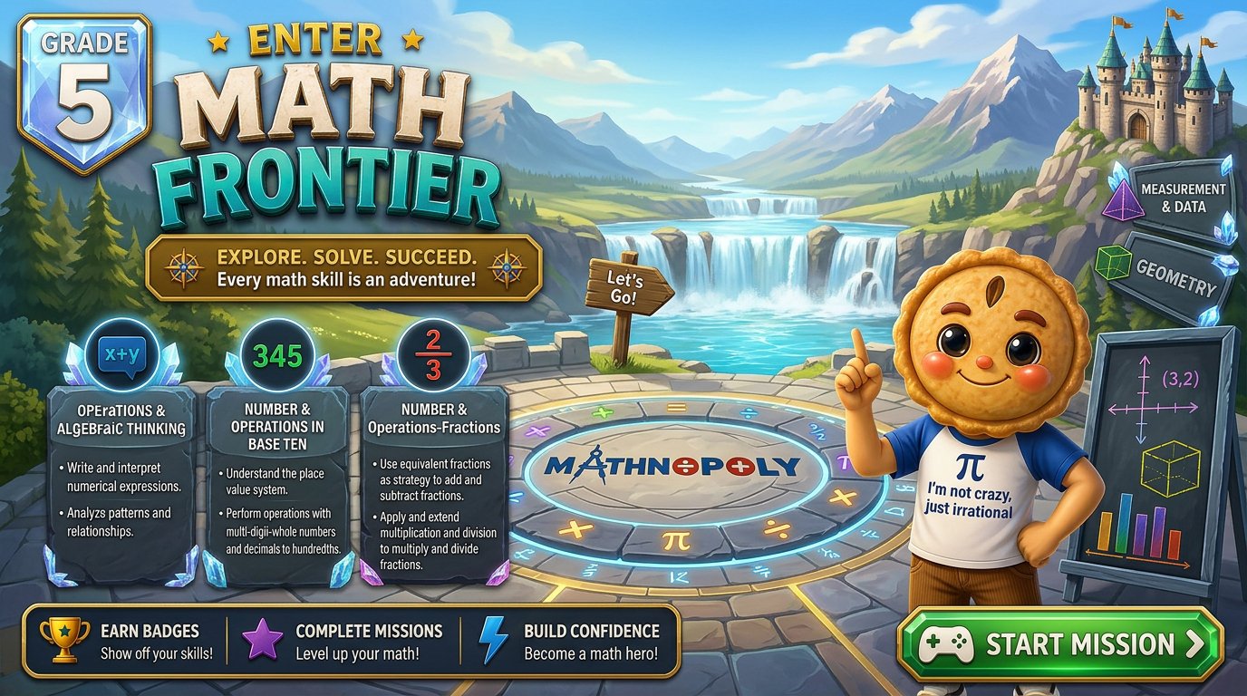 Math Frontier:  Think Deeply.  Solve Boldly